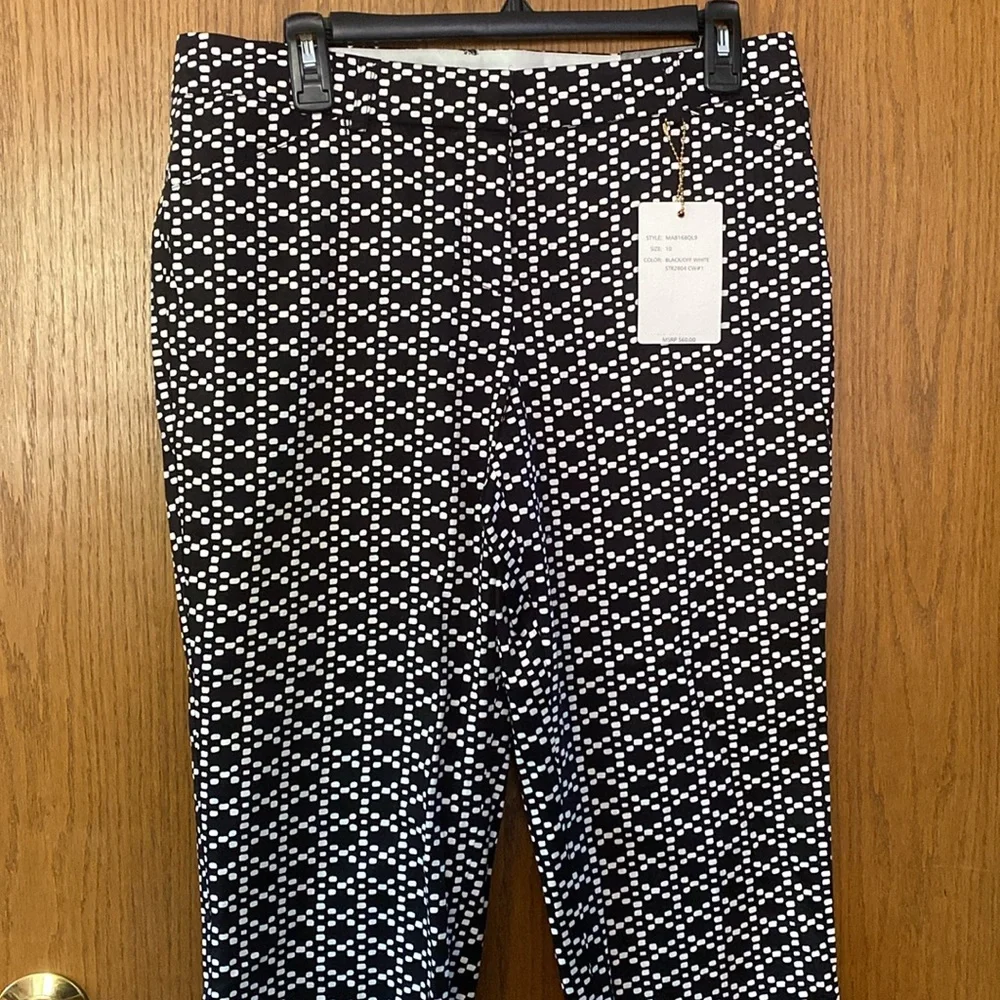 ZAC & RACHEL Dot Print Slim Ankle Pants - Picture 2 of 8